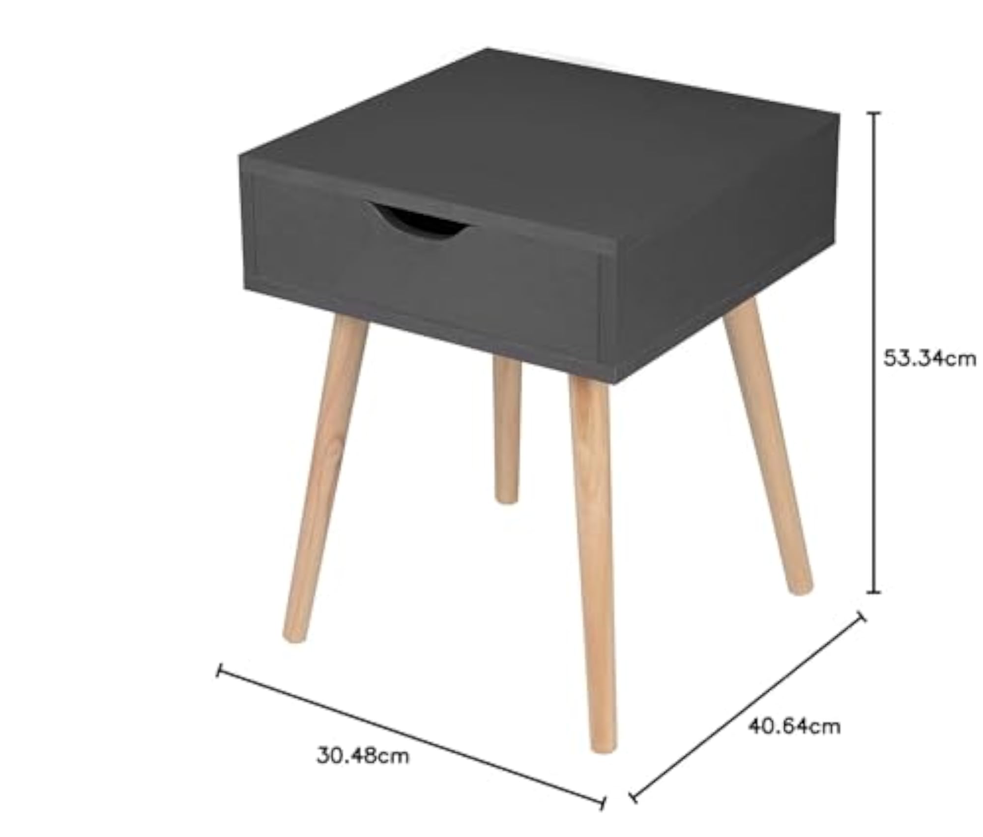 Wooden Storage Cabinet with Drawers